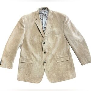 Calvin Klein Soft Corduroy Sports Coat Blazer Camel Color Size 36R